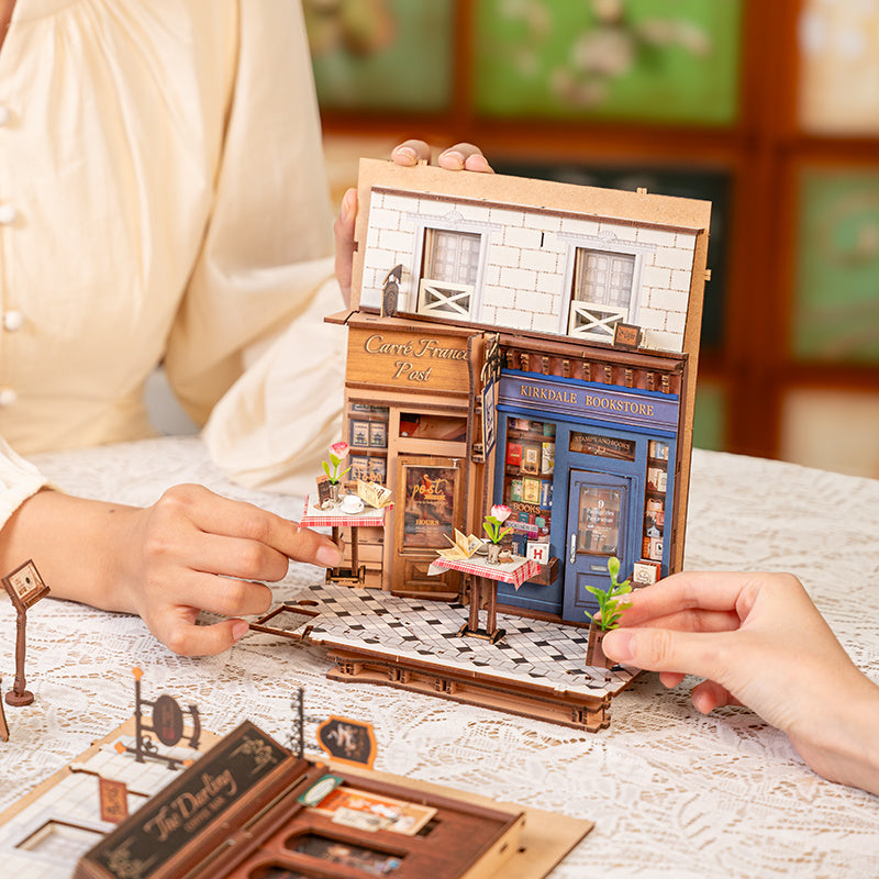 CraftAura Arcade Dating DIY Book Nook Shelf Insert Kit TGB10
