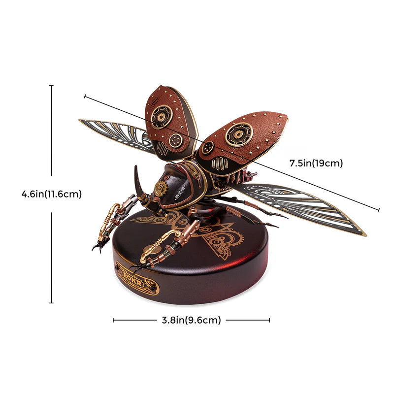 CraftAura Nashornkäfer-Modell DIY 3D-Puzzle MI01
