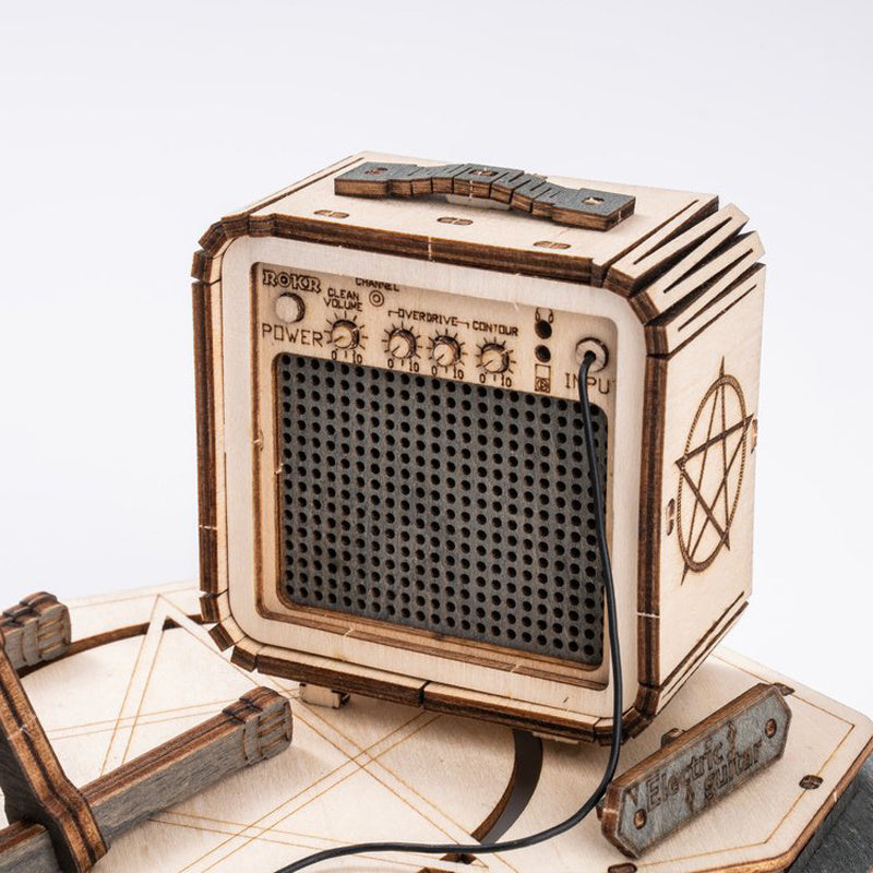 CraftAura Electric Guitar Model 3D Wooden Puzzle TG605K