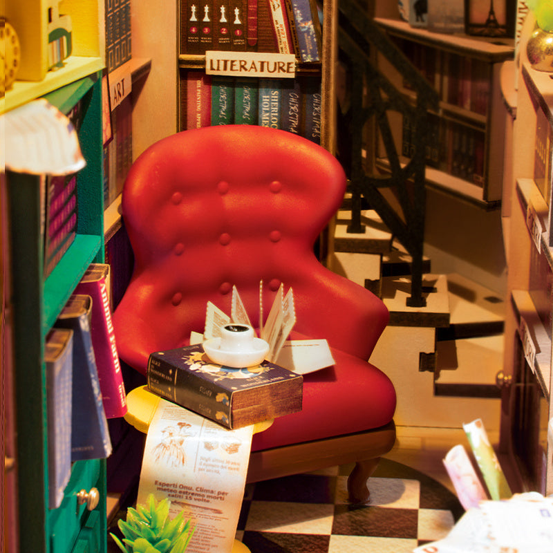 CraftAura Bookstore DIY Book Nook Shelf Insert Kit TGB07