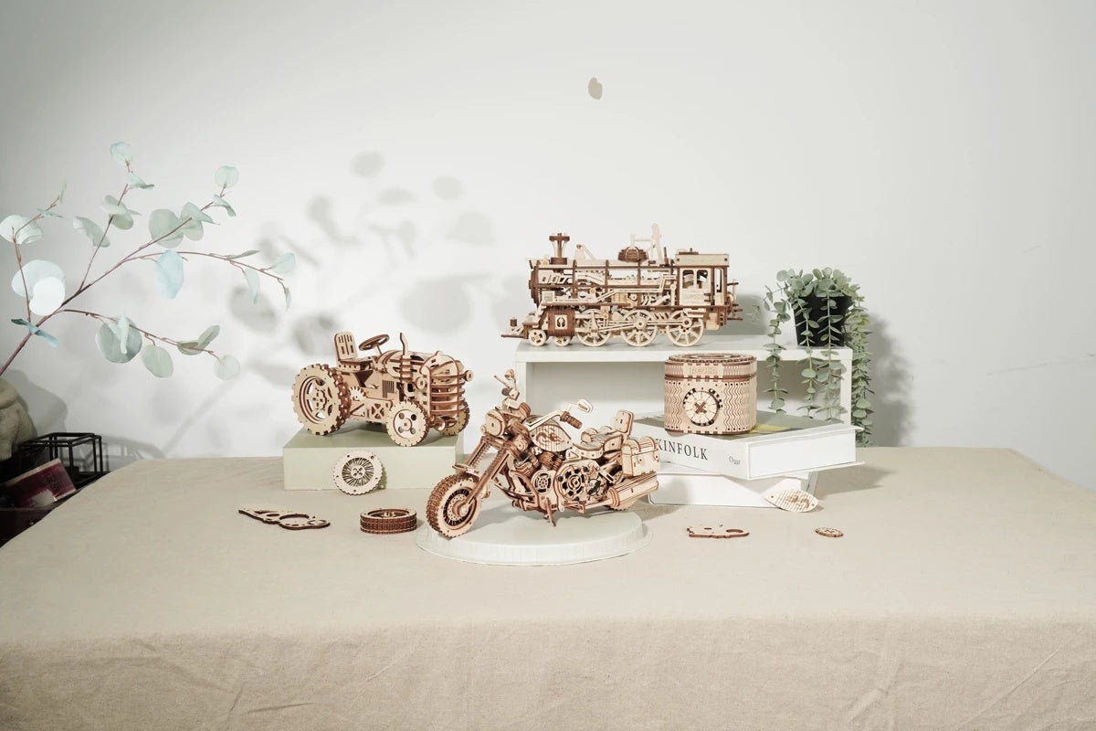 CraftAura Cruiser Motorcycle LK504 3D Wooden Puzzle LK504