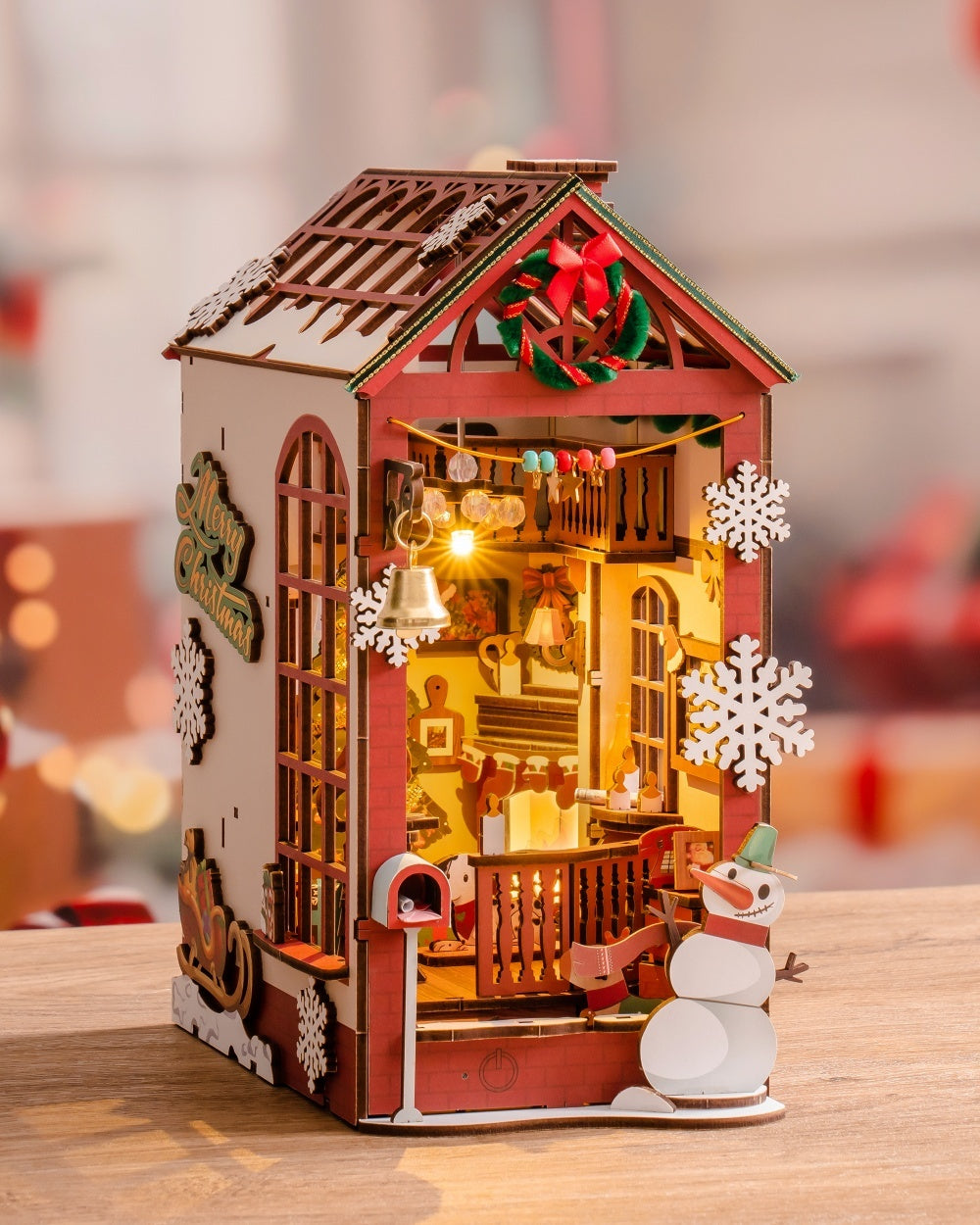 CraftAura Christmas Indoor Scene DIY Book Nook TGC07