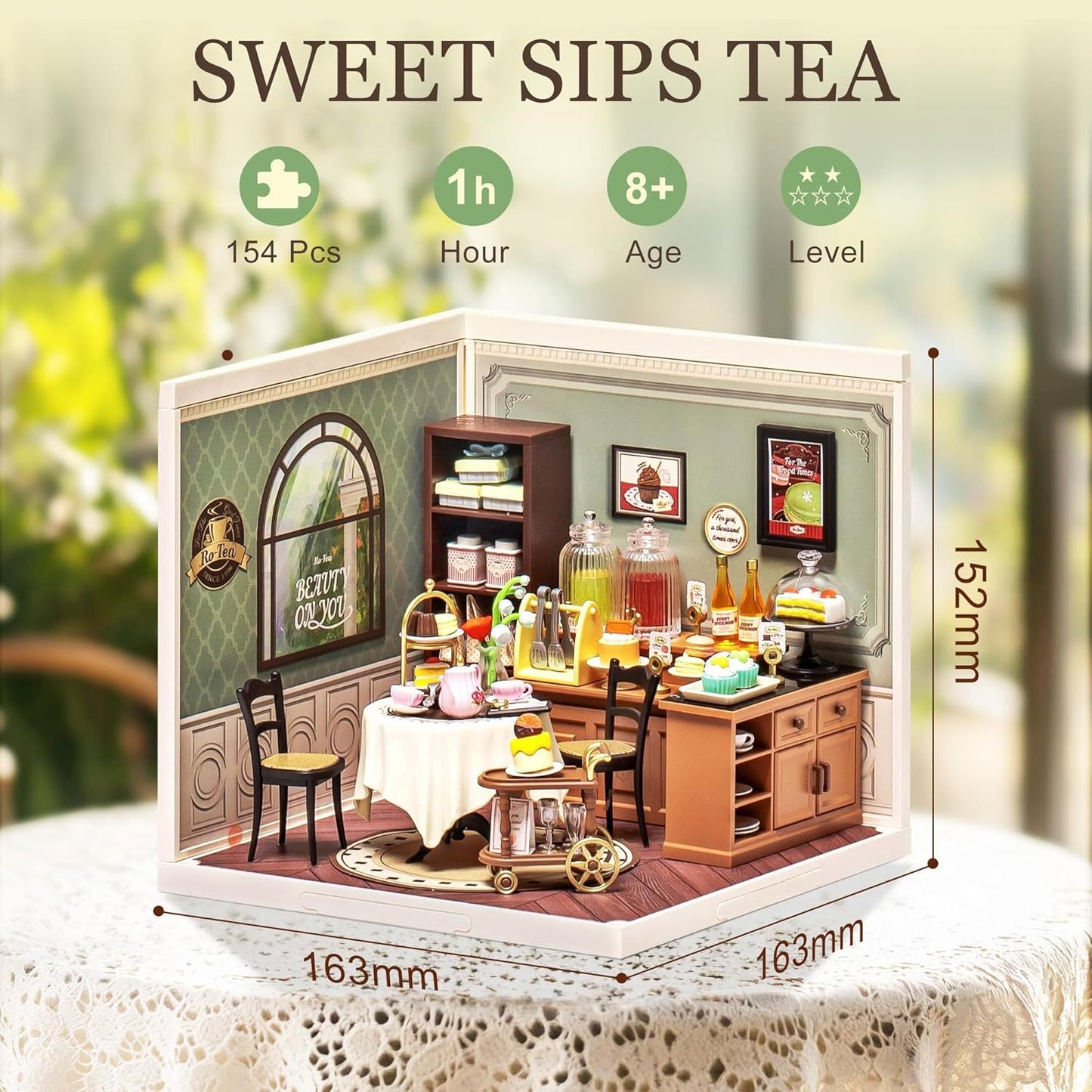 CraftAura Sweet Sips Tea DIY Miniature House DW011