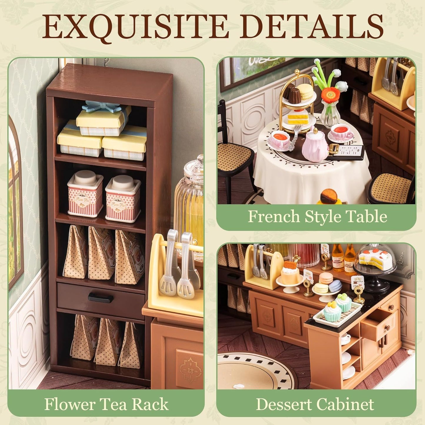 CraftAura Sweet Sips Tea DIY Miniature House DW011