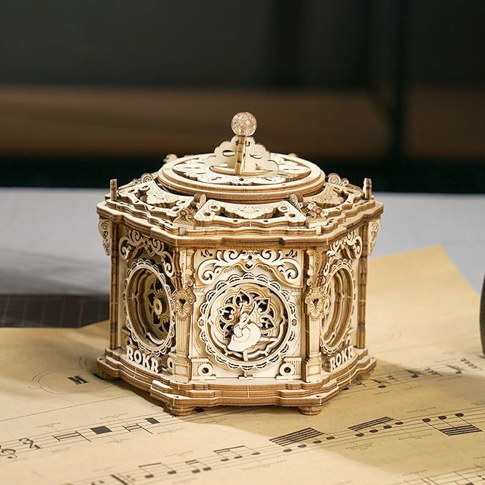 CraftAura Secret Garden DIY Mechanical Music Box AMK52