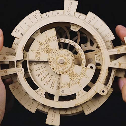 CraftAura Perpetual Calendar 3D Wooden Puzzle LK201