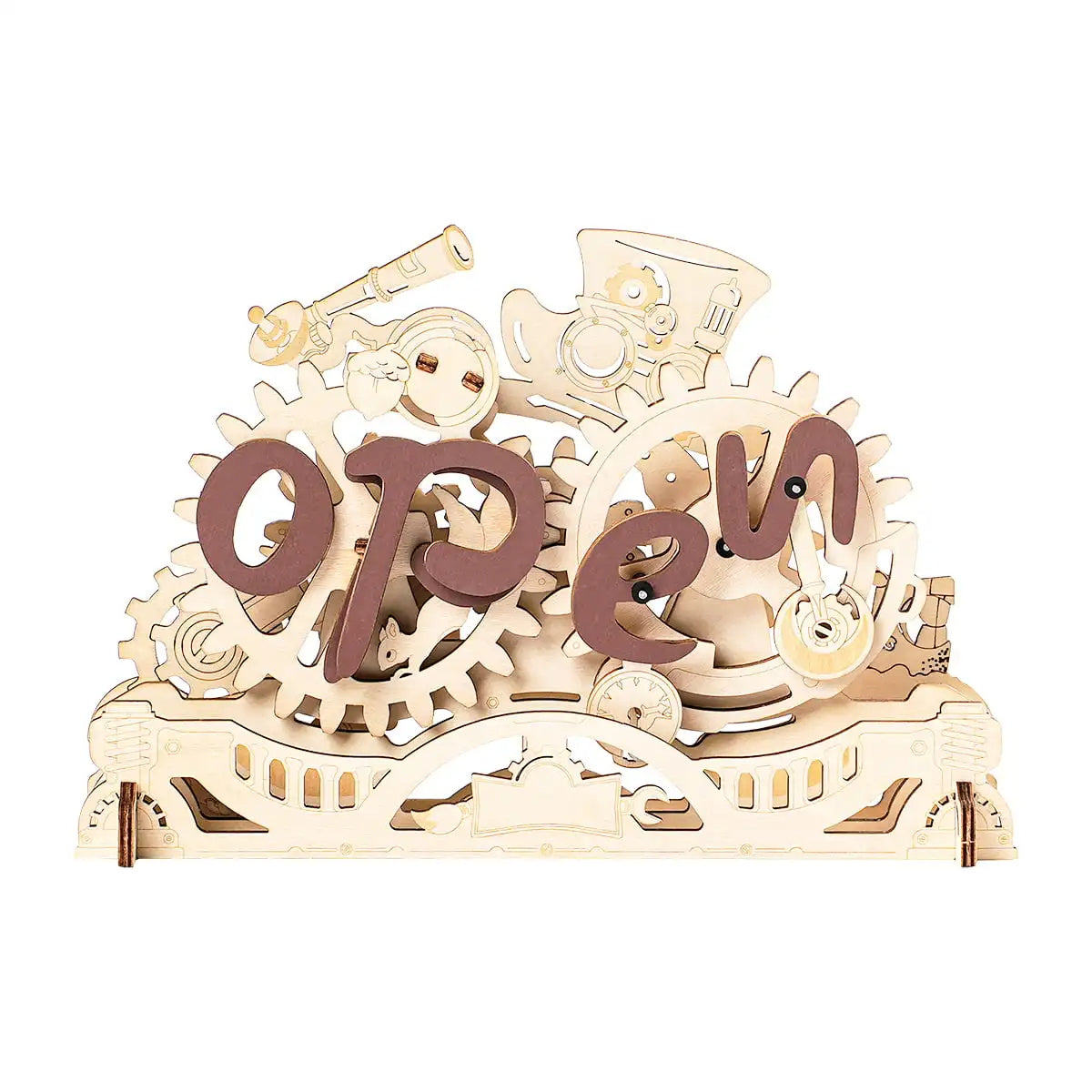 CraftAura Open Closed Sign 3D Wooden Puzzle LK506