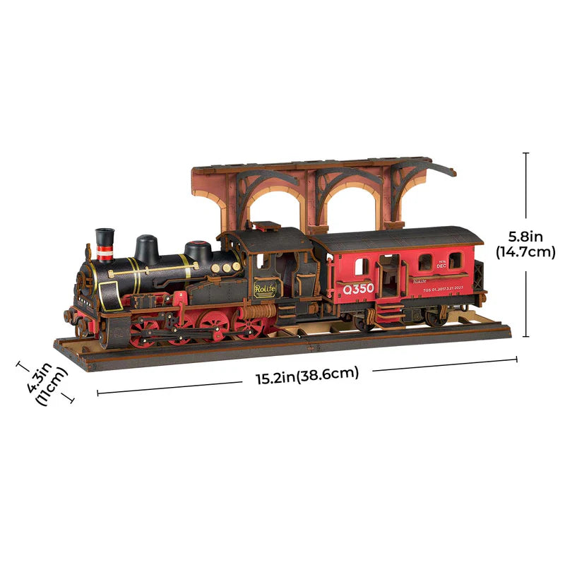 CraftAura Steam Journey 3D Wooden Puzzle TGS01