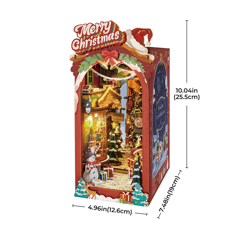 CraftAura Christmas Street DIY Book Nook TGC06