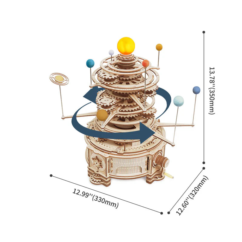 CraftAura Mechanical Orrery ST001 3D Wooden Puzzle