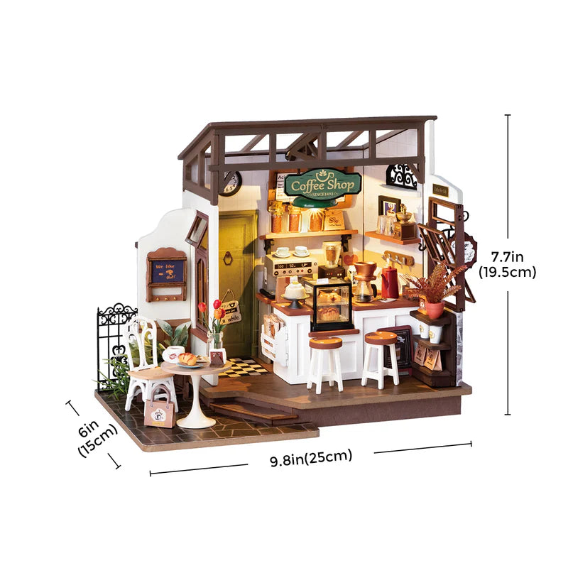 CraftAura Flavory Café Miniature House kit DG162