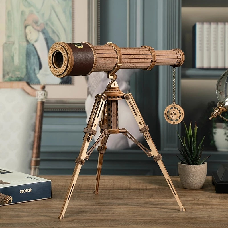 CraftAura Monocular Telescope 3D Wooden Puzzle ST004