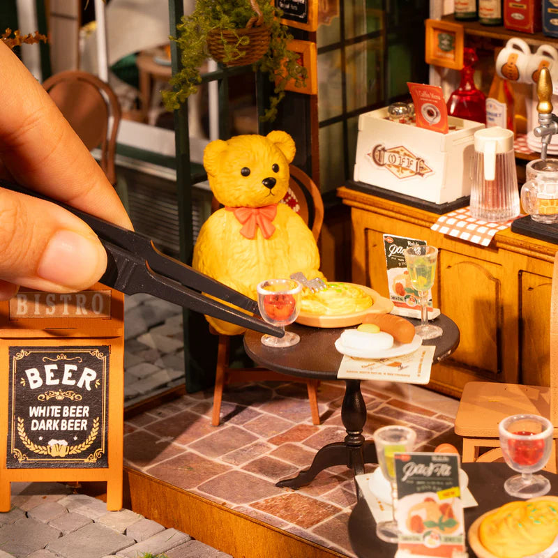 CraftAura Tipsy Restaurant DIY Miniature House DG167