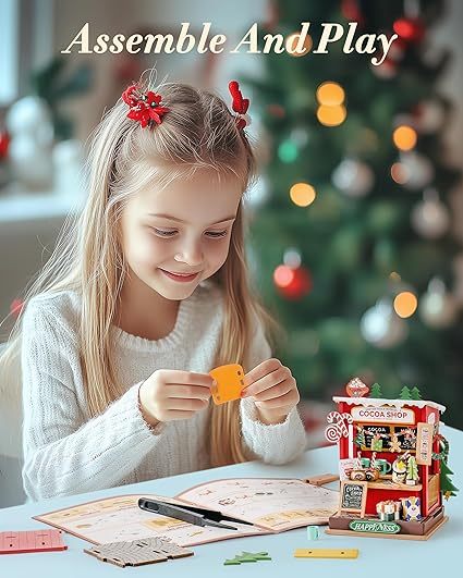 CraftAura Cocoa Shop DIY Miniature House DS042