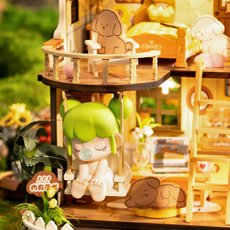 CraftAura Puppy's Cozy Villa DIY Miniature House DG169