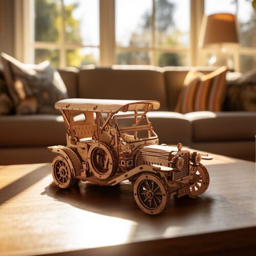 CraftAura Vintage Car 3D Wooden Puzzle MC801