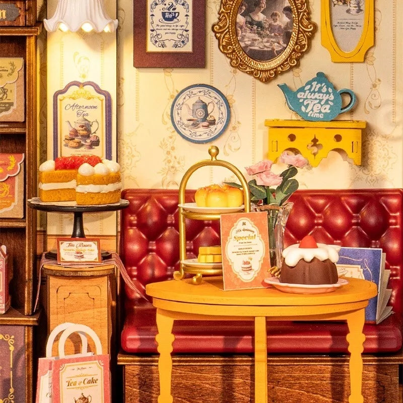CraftAura Leisure Time Tea Room DIY Miniature House DG171