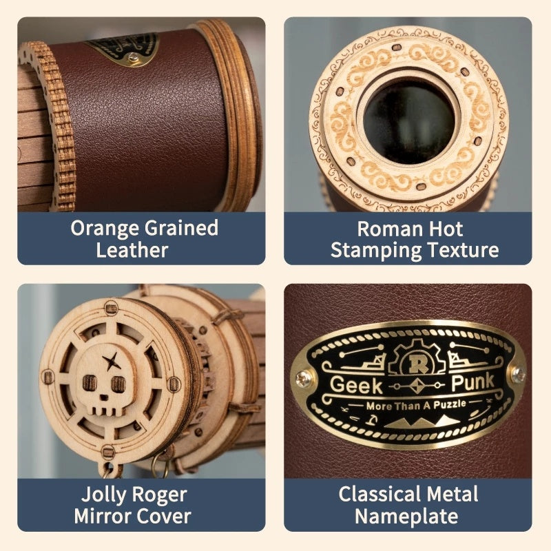 CraftAura Monocular Telescope 3D Wooden Puzzle ST004
