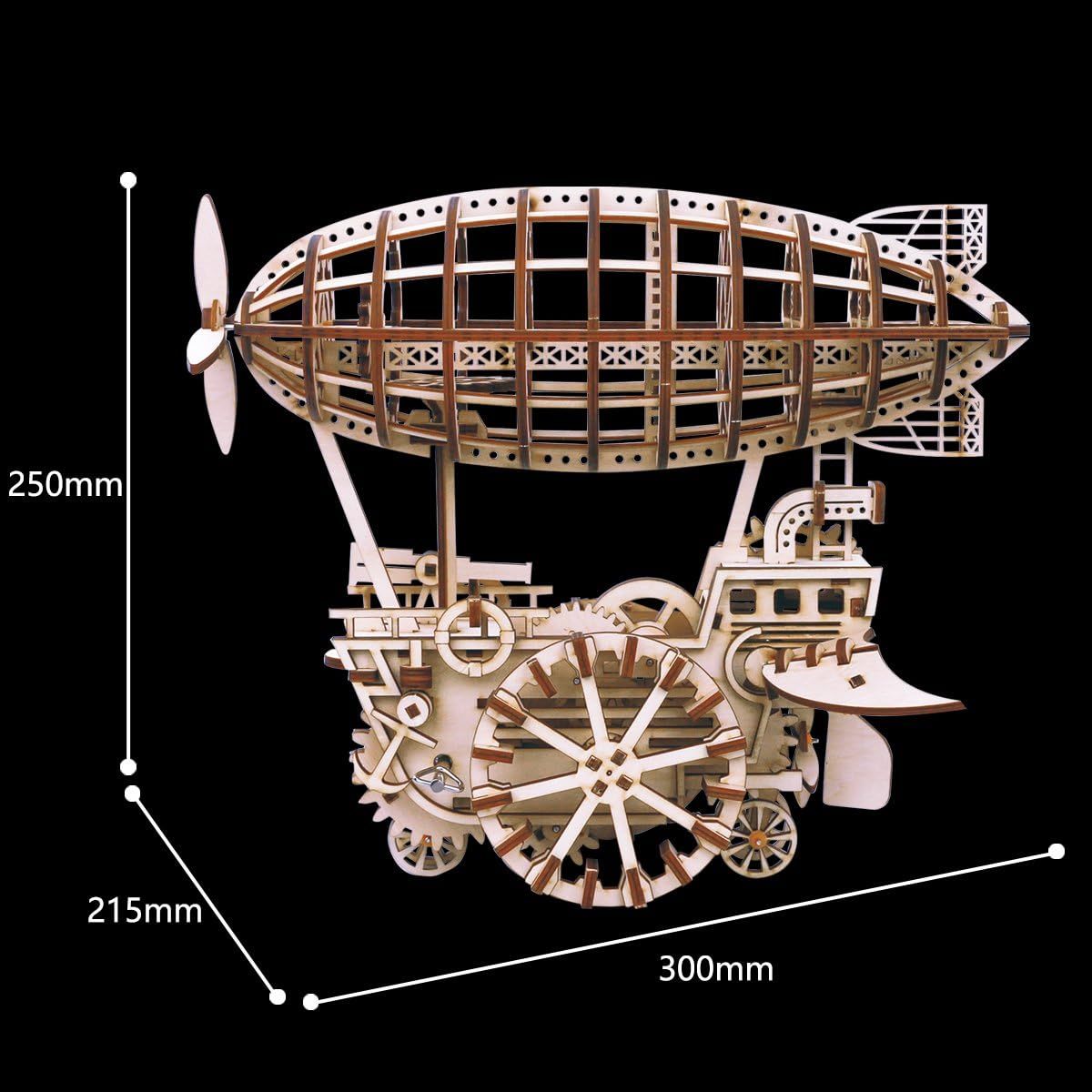 CraftAura 3D Wooden Air Vehicle Jigsaw Puzzle Model Kit Laser Cutting Kids Toys LK702