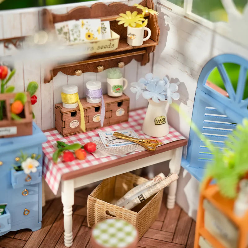 CraftAura Dreamy Garden House DIY Miniature House Kit DG163
