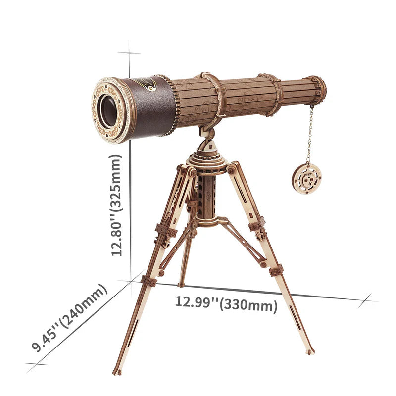 CraftAura Monocular Telescope 3D Wooden Puzzle ST004
