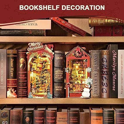 CraftAura Christmas Street DIY Book Nook TGC06