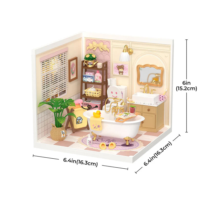 CraftAura Pop Bubble Bathroom DIY Miniature House DW014B