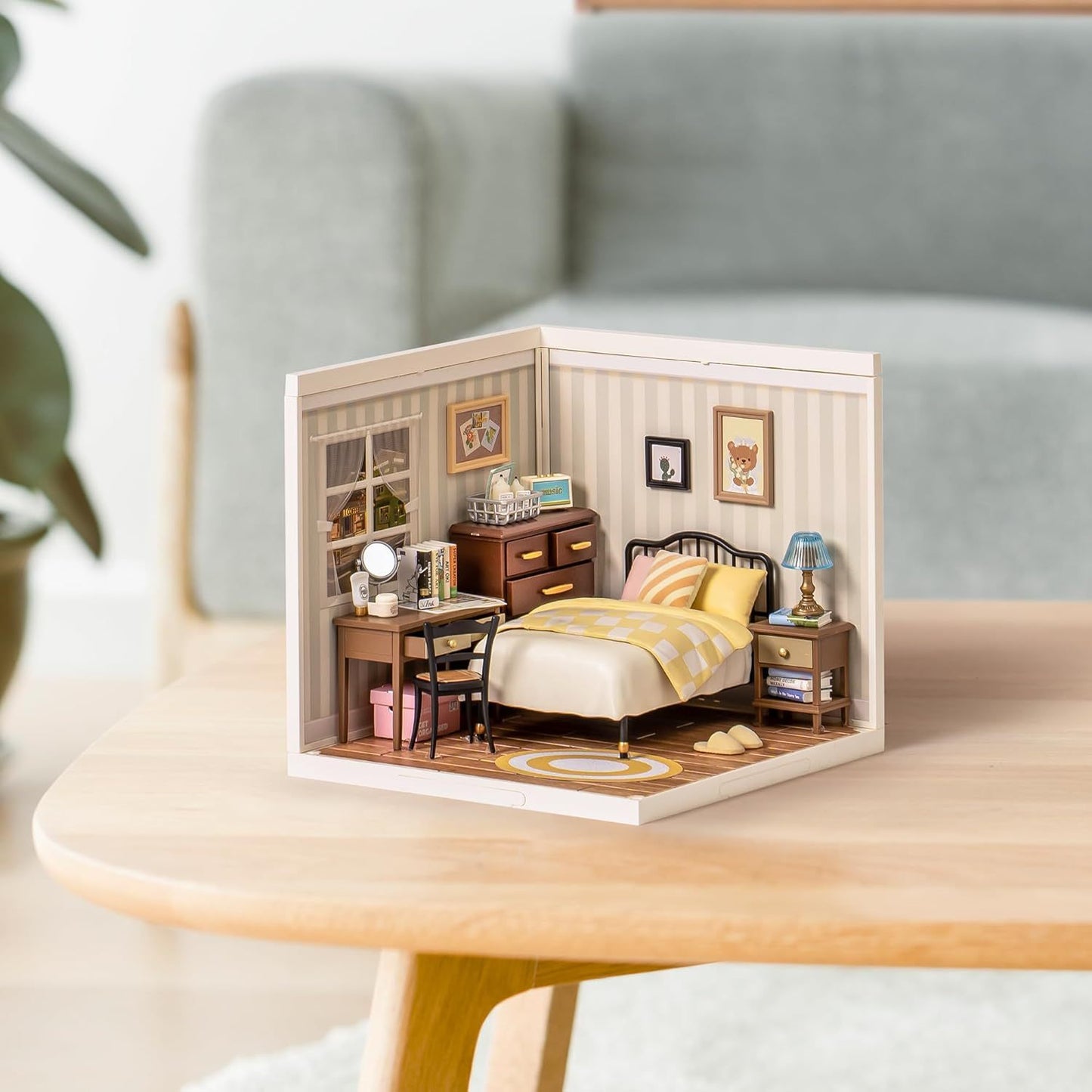 CraftAura Sweet Dream Bedroom DIY Miniature House DW009