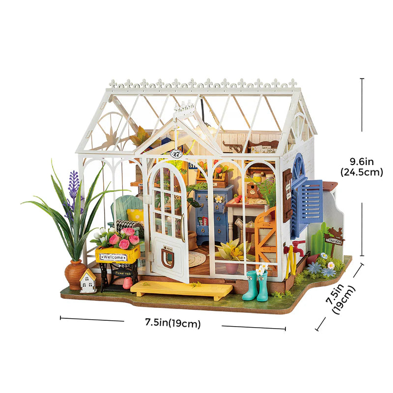 CraftAura Dreamy Garden House DIY Miniature House Kit DG163
