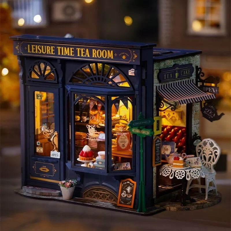 CraftAura Leisure Time Tea Room DIY Miniature House DG171