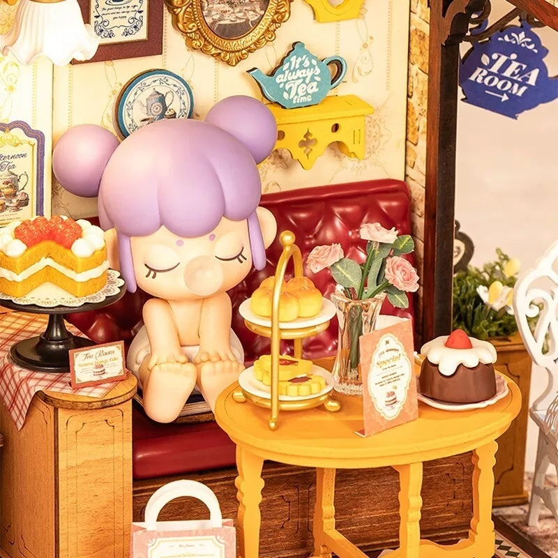 CraftAura Leisure Time Tea Room DIY Miniature House DG171