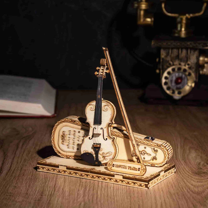 CraftAura Violin Capriccio Model 3D Wooden Puzzle TG604K