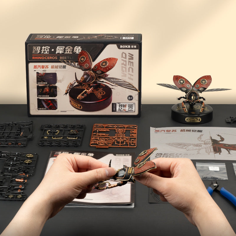 CraftAura Nashornkäfer-Modell DIY 3D-Puzzle MI01