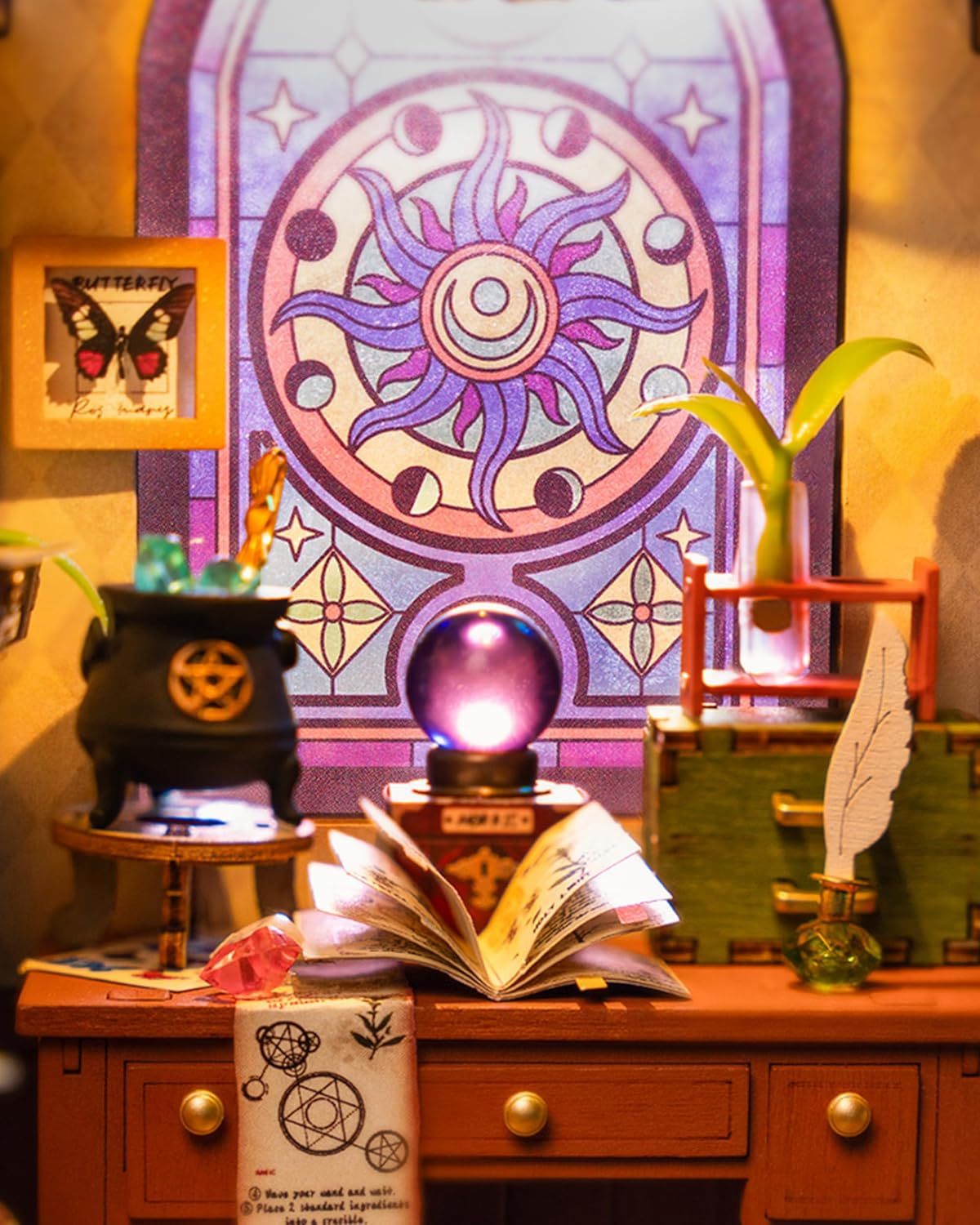 CraftAura The Magic Study DIY Miniature House DG166