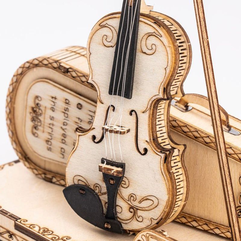 CraftAura Violin Capriccio Model 3D Wooden Puzzle TG604K