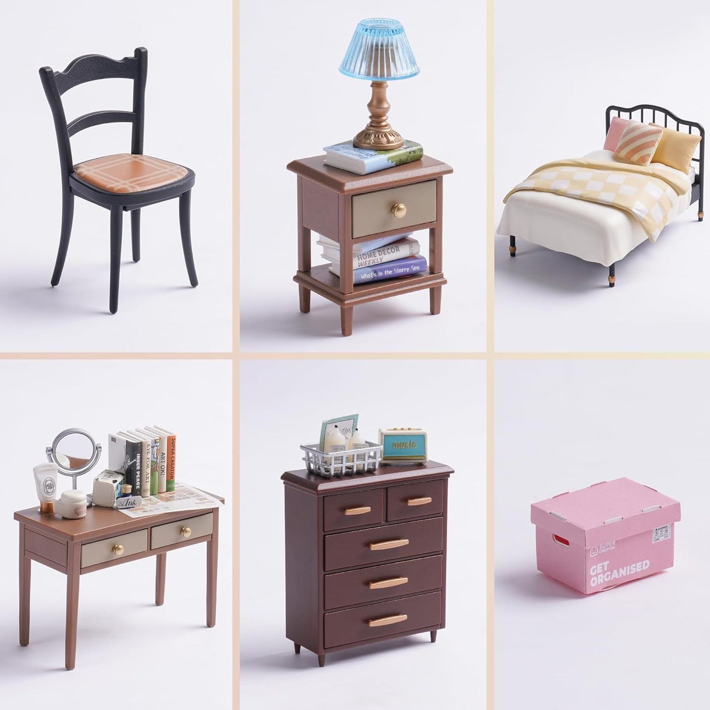 CraftAura Sweet Dream Bedroom DIY Miniature House DW009