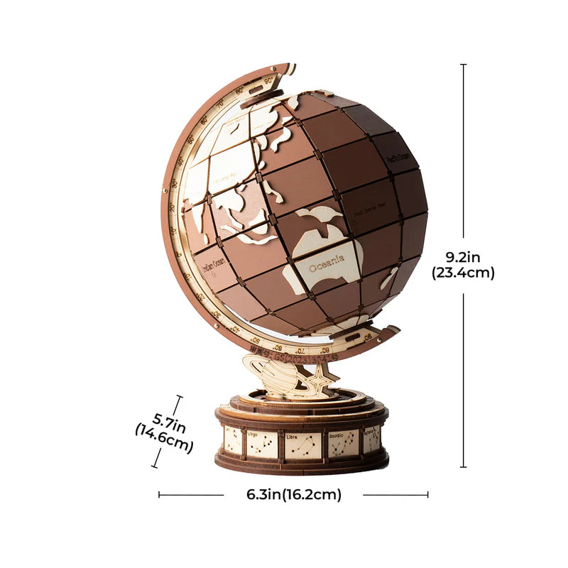 CraftAura Global Wonders 3D Wooden Puzzle TGM01