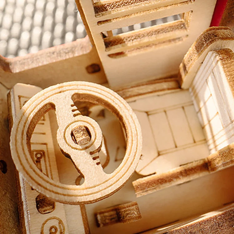 CraftAura London Tour Bus 3D Wooden Puzzle TGM02