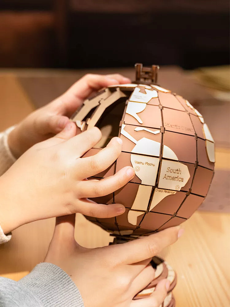 CraftAura Global Wonders 3D Wooden Puzzle TGM01