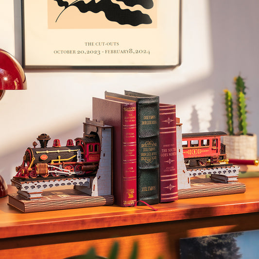 CraftAura Century Train DIY Book Nook TGE01