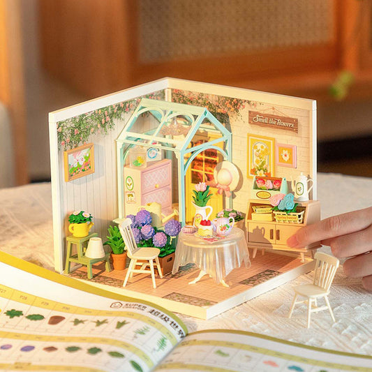 CraftAura Blooming Tea Garden DIY Miniature House DW013B