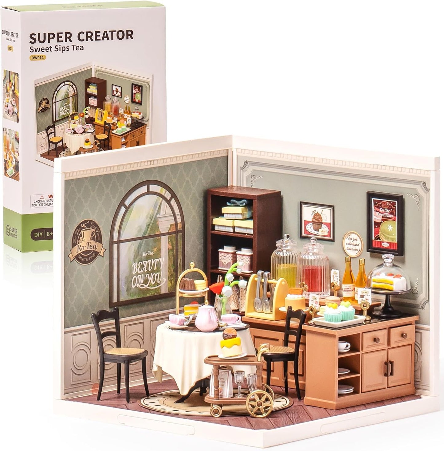 CraftAura Sweet Sips Tea DIY Miniature House DW011