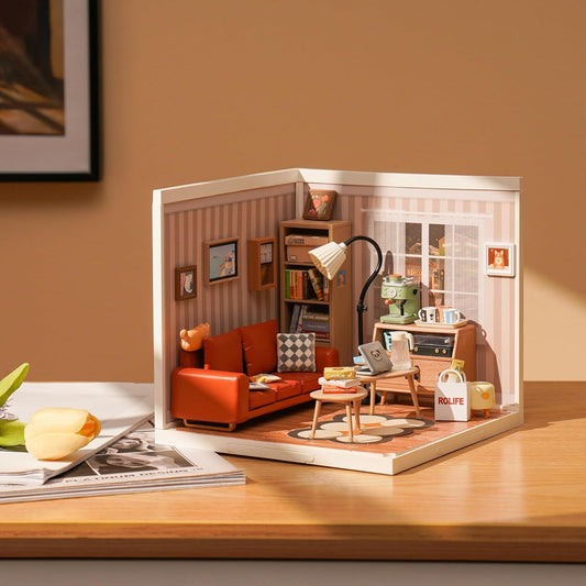 CraftAura Cozy Living Lounge Super Creator Miniature House DW007