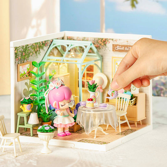 CraftAura Blooming Tea Garden DIY Miniature House DW013B