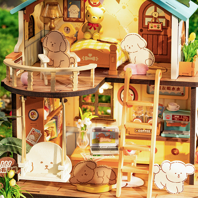 CraftAura Puppy's Cozy Villa DIY Miniature House DG169