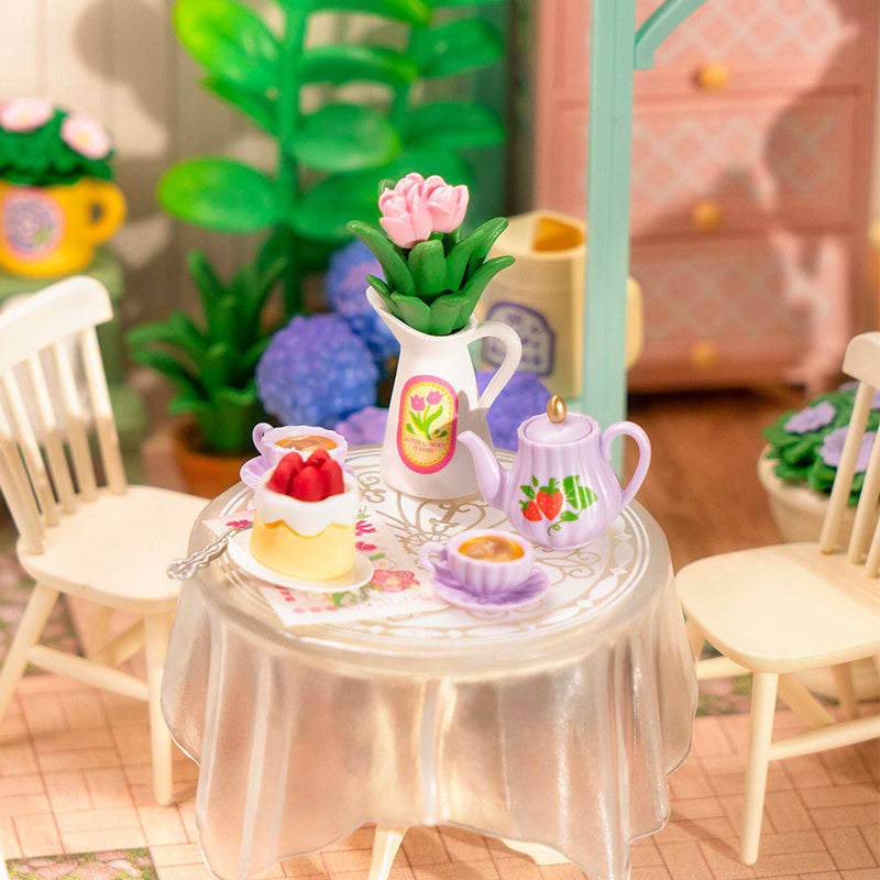 CraftAura Blooming Tea Garden DIY Miniature House DW013B