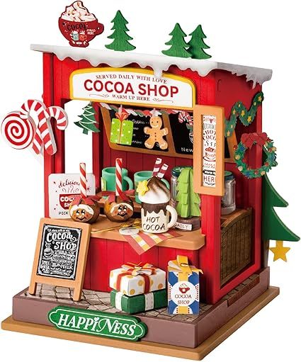 CraftAura Cocoa Shop DIY Miniature House DS042