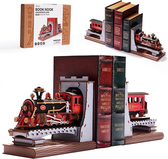 CraftAura Century Train DIY Book Nook TGE01