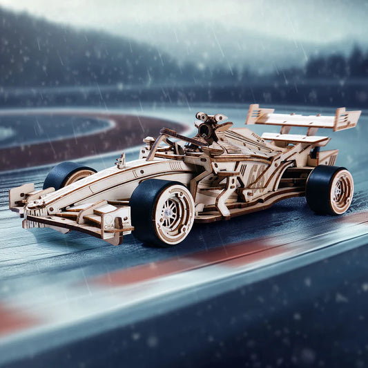 CraftAura Racing Car 3D Wooden Puzzle LK505