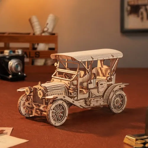 CraftAura Vintage Car 3D Wooden Puzzle MC801